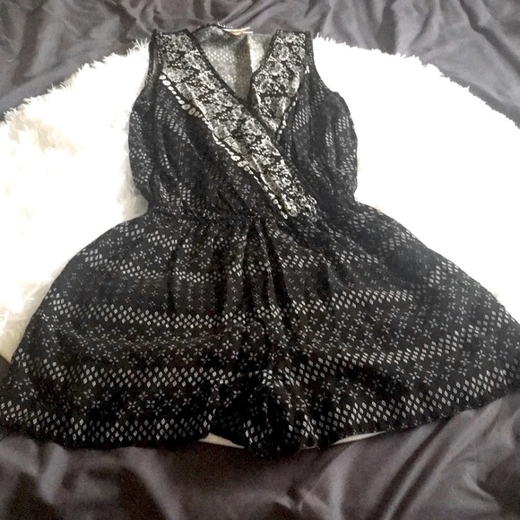 Mossimo Supply Co. Pants - Mossimo Black and White Shorts Romper